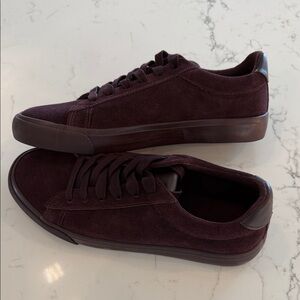 New Men's Express Suede Sneakers 8.5 - Burgundy
